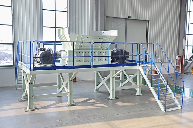 Máy hủy trục đôi