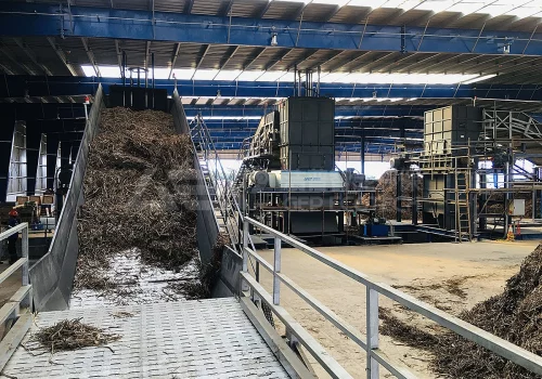 Máy nghiền lá rừng đường  Thiết bị chế biến sẵn sinh khối