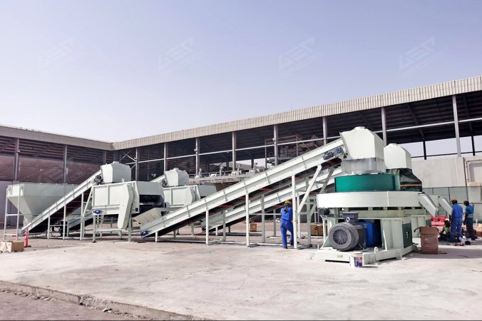 Dây chuyền sản xuất hạt MSW đến RDF ở UAE