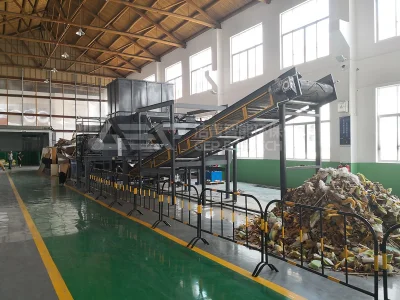 Hệ thống nghiền chất thải cồng kềnh dòng GDL, hoàn toàn tự động