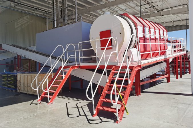 Màn hình Trommel cho Dự án tái chế chất thải nhôm ở Mexico