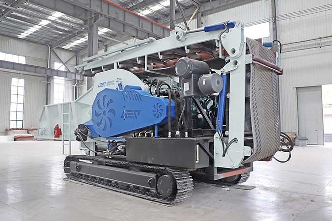 Nhà máy nghiền di động loại bánh xích